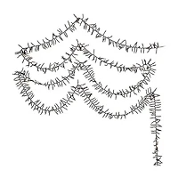 Kurt Adler 3000-Light 98-Foot Cluster Garland with Classic White LED Lights