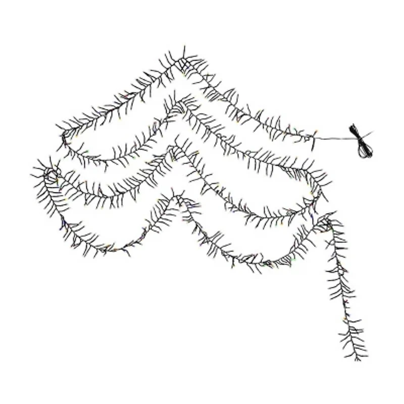 Kurt Adler 3000-Light 98-Foot Cluster Garland with Multi-Color LED Lights