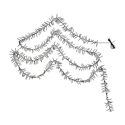 Kurt Adler 3000-Light 98-Foot Cluster Garland with Multi-Color LED Lights
