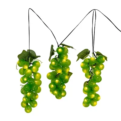 Kurt Adler 75-Light LED Large Green Grape Light Set