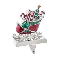 Kurt Adler 7.3-Inch Metal Sleigh Stocking Hanger