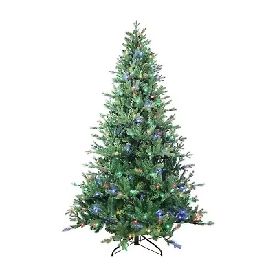 Kurt Adler 7-Foot Pre-Lit Multi-Color LED Jackson Pine Tree