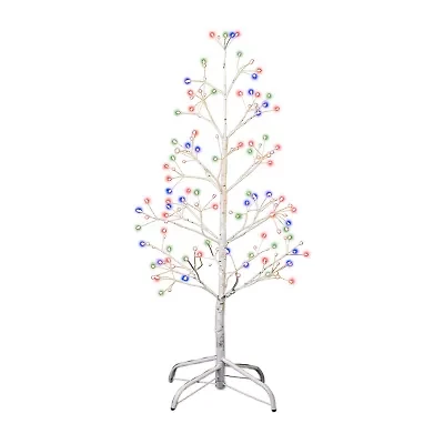 Kurt Adler 3-Foot White Birch Twig Tree with Multi-Color 8-Function Lights
