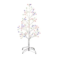 Kurt Adler 3-Foot White Birch Twig Tree with Multi-Color 8-Function Lights