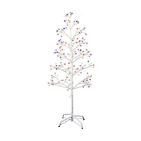 Kurt Adler -Foot White Birch Twig Tree with Multi-Color 8-Function Lights