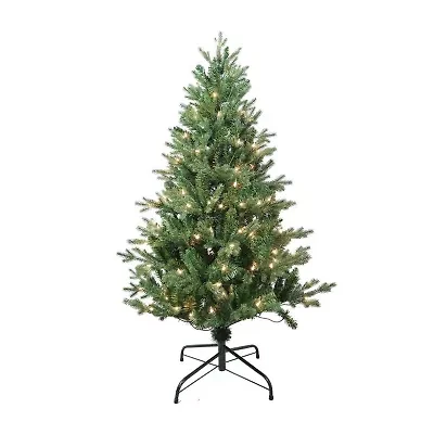 Kurt Adler 4.5-Foot Pre-Lit Clear Incandescent Jackson Pine Tree