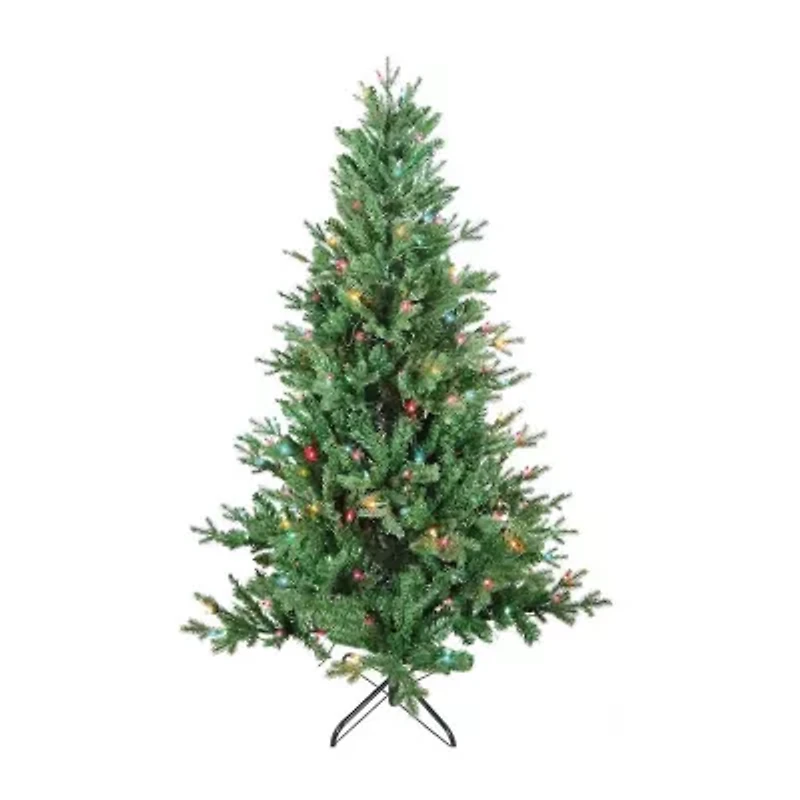 Kurt Adler 5 Foot Pre-Lit Pine Christmas Tree