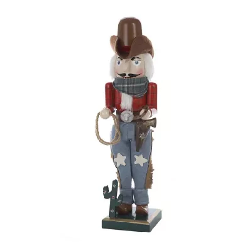 Kurt Adler 15-Inch Wooden Cowboy Nutcracker