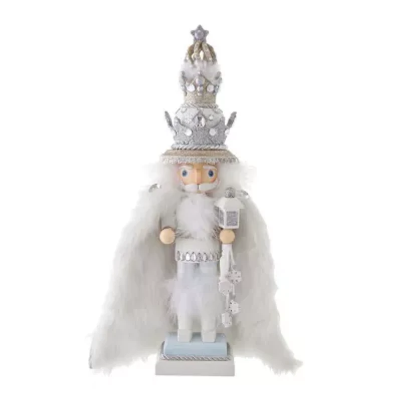 Kurt Adler 18-Inch Hollywood White Fur King Nutcracker