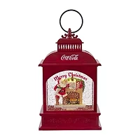 Kurt Adler 9-Inch Battery-Operated LED Coke Santa Lantern