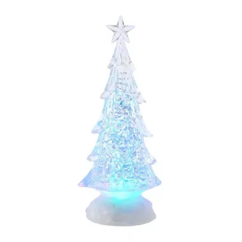 Kurt Adler 10-Inch Battery-Operated LED Lit Tree with Water Table Piece