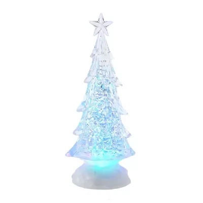 Kurt Adler 10-Inch Battery-Operated LED Lit Tree with Water Table Piece