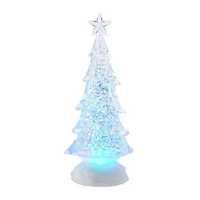 Kurt Adler 10-Inch Battery-Operated LED Lit Tree with Water Table Piece