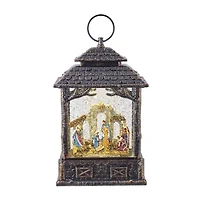 Kurt Adler 11-Inch Battery-Operated LED Nativity Scene Water Lantern