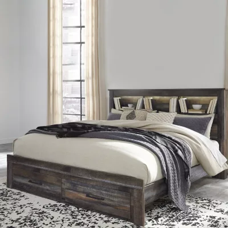 Signature Design by Ashley® Drystan Bookcase Bed with Storage Drawers