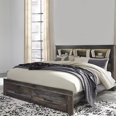 Signature Design by Ashley® Drystan Bookcase Bed with Storage Drawers