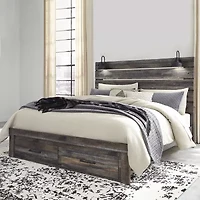 Signature Design by Ashley® Drystan Panel Bed with 2-Storage Drawers