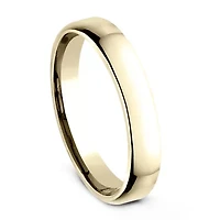 Unisex Adult 3.5MM 10K White Gold Wedding Band