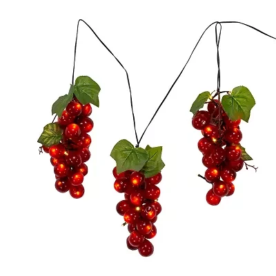 Kurt Adler 75-Light LED Large Purple Grape Light Set