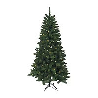 Kurt Adler 4.5-Foot Pre-Lit LED Green Pine Christmas Tree
