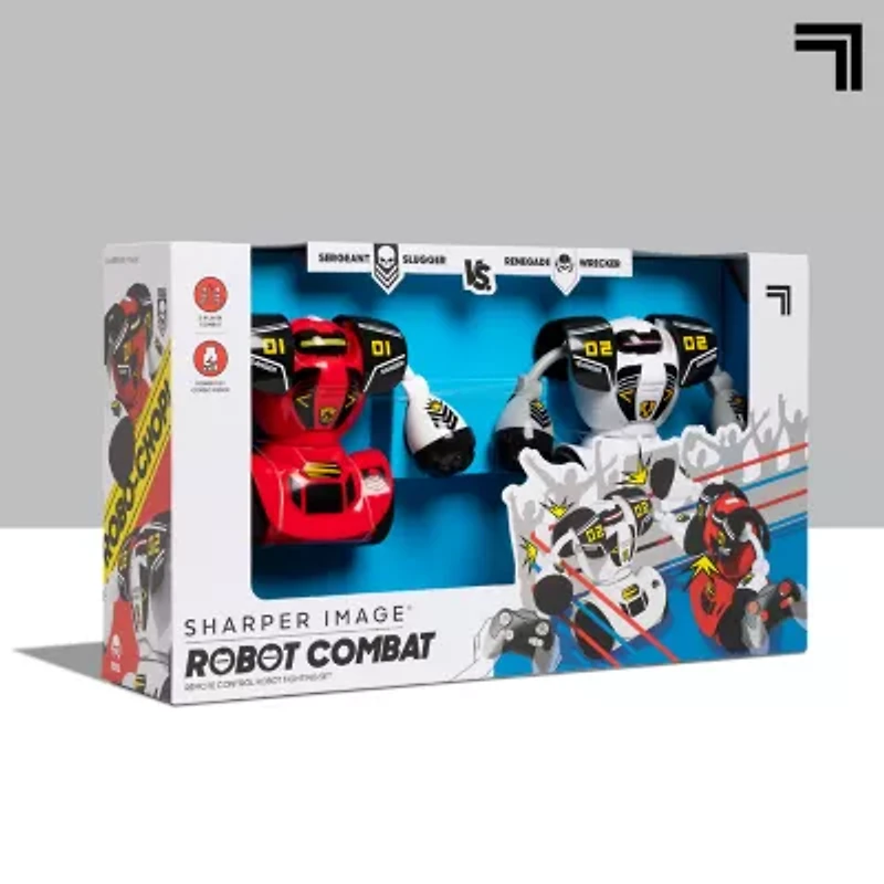 Sharper Image Remote Control Robot Combat Set, Multiplayer RC Toy for Kids