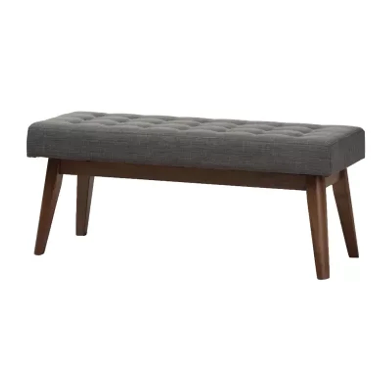 Elia Upholstered Tufted Bench