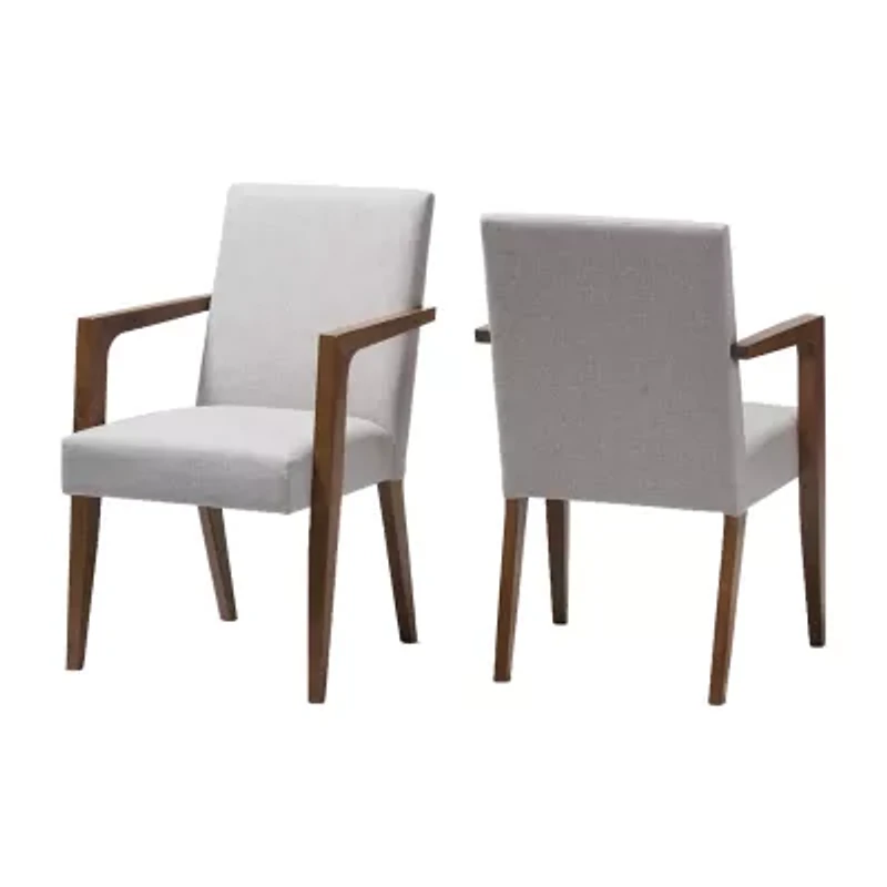 Andrea 2-Piece Dining Arm Chair