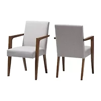 Andrea 2-Piece Dining Arm Chair
