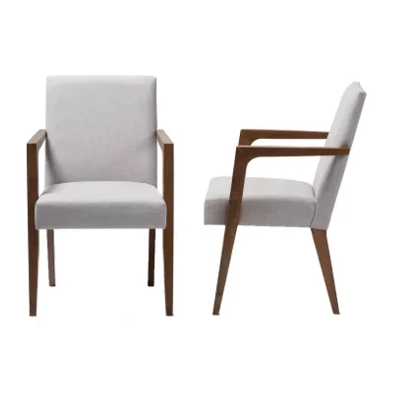 Andrea 2-Piece Dining Arm Chair