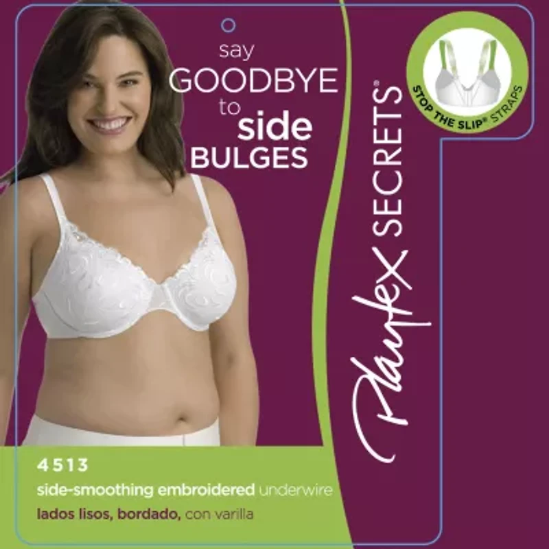 Playtex Secrets® Beautiful LIft With Embroidery Underwire Bra - US4513
