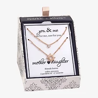 Sparkle Allure Womens Cubic Zirconia 2-pc. Necklace Set