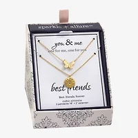 Sparkle Allure Womens Butterfly 2-pc. Necklace Set