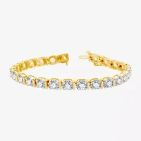 8 Ct.T.W. Womens Natural Diamond 10K Gold 7.5 Inch Tennis Bracelet