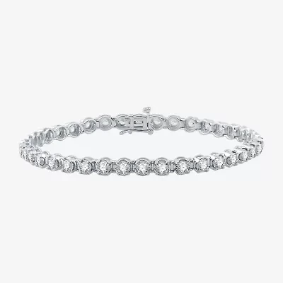 3 CT.T.W. Natural Diamond 10K Gold Tennis Bracelet