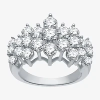 Womens CT. T.W. Natural White Diamond 10K Gold Band