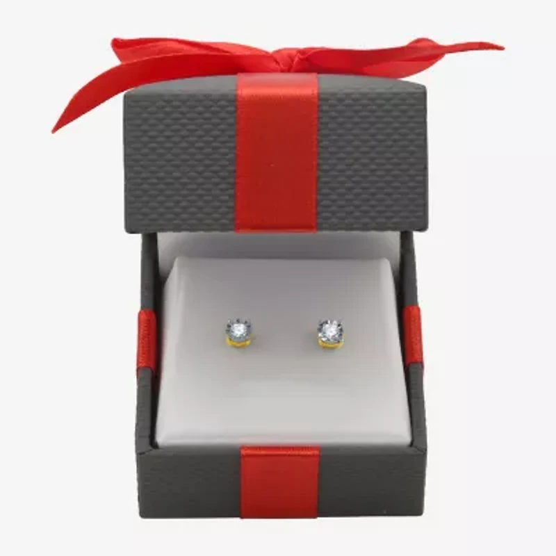 1/5 CT. T.W. Natural Diamond Stud Earrings 10K Gold
