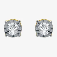 1/5 CT. T.W. Natural Diamond Stud Earrings 10K Gold