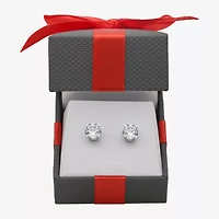 2 CT. T.W. Natural White Diamond 14K Gold 6.3mm Stud Earrings