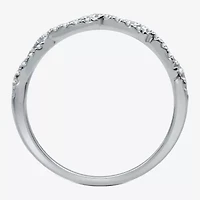 Signature By Modern Bride (H-I / I1) Womens 1 1/2 CT. T.W. Lab Grown White Diamond 10K Gold Cushion Side Stone Halo Bridal Set