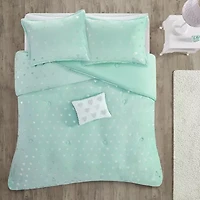 Intelligent Design Jenna Geometric Comforter Set with decorative pillow