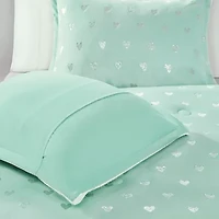 Intelligent Design Jenna Geometric Comforter Set with decorative pillow