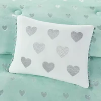 Intelligent Design Jenna Geometric Comforter Set with decorative pillow