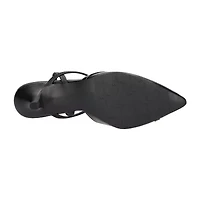 Easy Street Unna Womens Round Kitten Heel Pumps