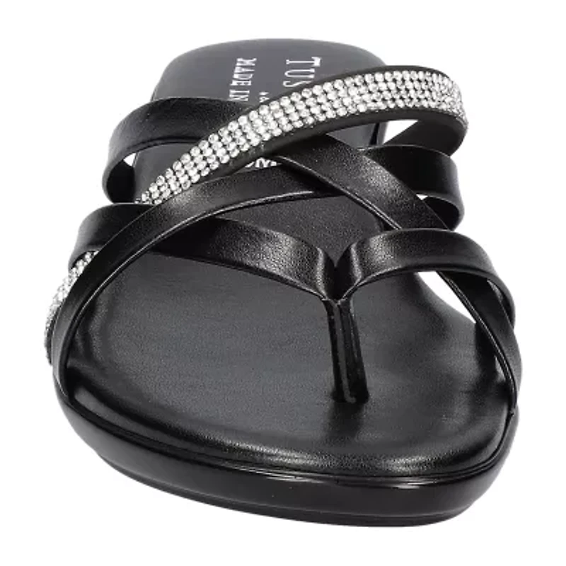 Easy Street Womens Aldina Slide Sandals