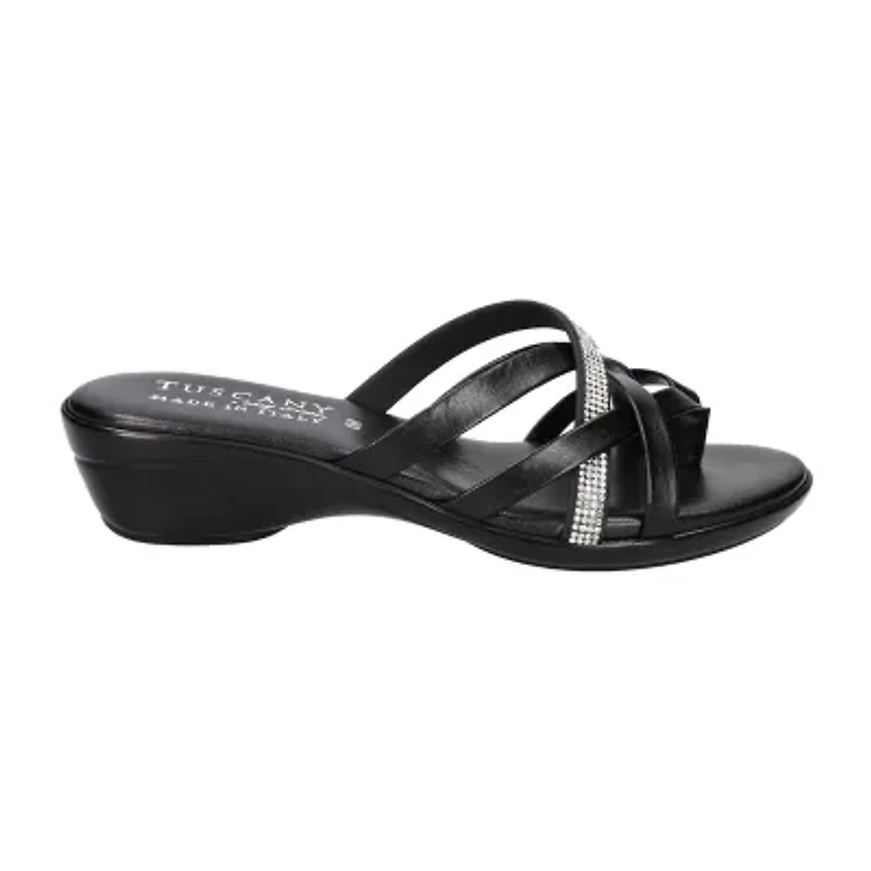 Easy Street Womens Aldina Slide Sandals