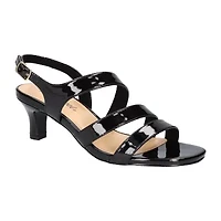 Easy Street Womens Como Heeled Sandals