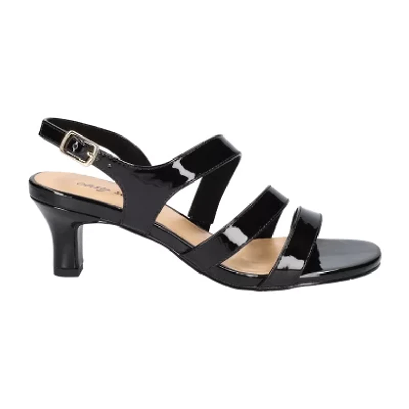 Easy Street Womens Como Heeled Sandals