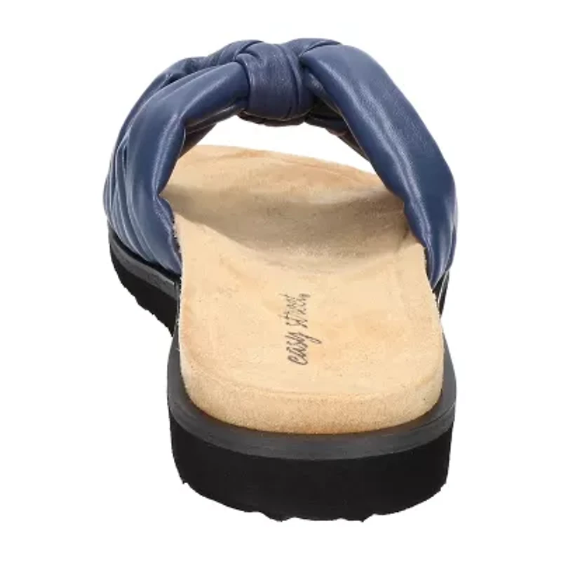 Easy Street Womens Suzanne Slide Sandals