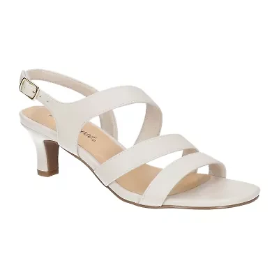 Easy Street Womens Como Heeled Sandals