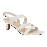 Easy Street Womens Como Heeled Sandals